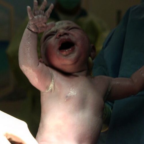 Newborn baby Crying