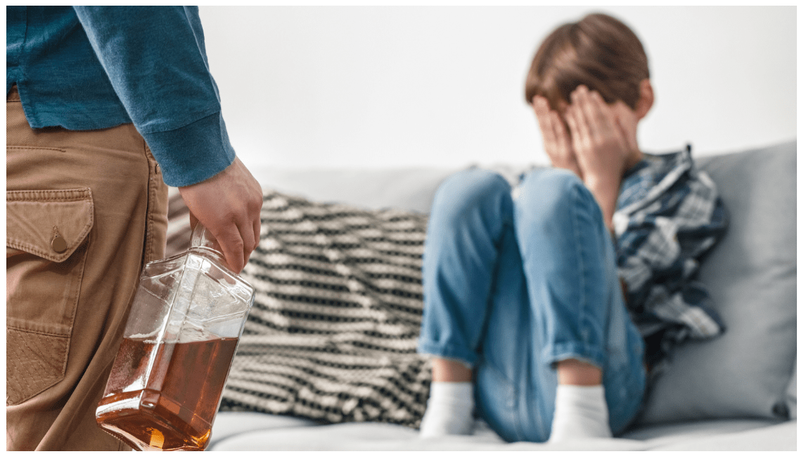 Alcohol addiction can seriously strain your relationship with your child
